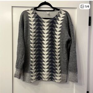 J. Crew Triangle Print Sweatshirt
